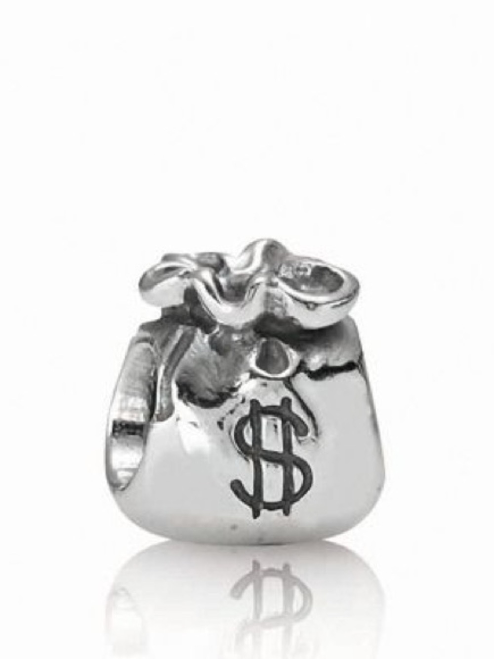 Retired Pandora Silver Money Bag Charm